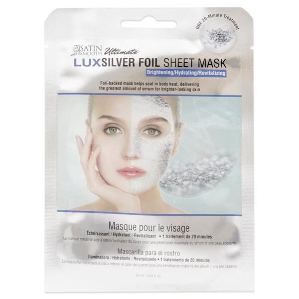 Satin Smooth LuxSilver foil mask 1 pc, imported from the UK