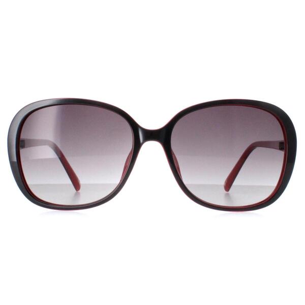 Ted Baker Rios women's butterfly sunglasses acetate black grey, UK version