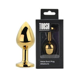 Loving Joy metal butt plug medium clear stone 3.2 inches - British product