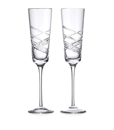 Harrods Waterford Set von 2 Kristall-Aran-Champagnerflöten (275 ml) – Jetzt bei McGrocer kaufen