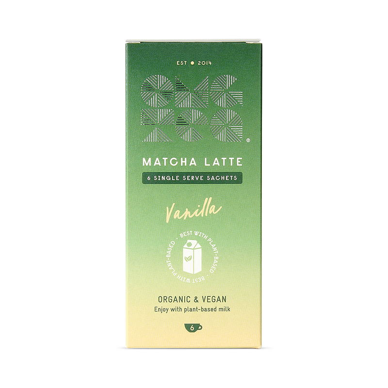 OMGTEA Matcha Latte Vanilla 6 Sachets, UK version