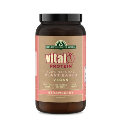Superdrug Vital Plant Protein Strawberry 500g- Buy online at McGrocer