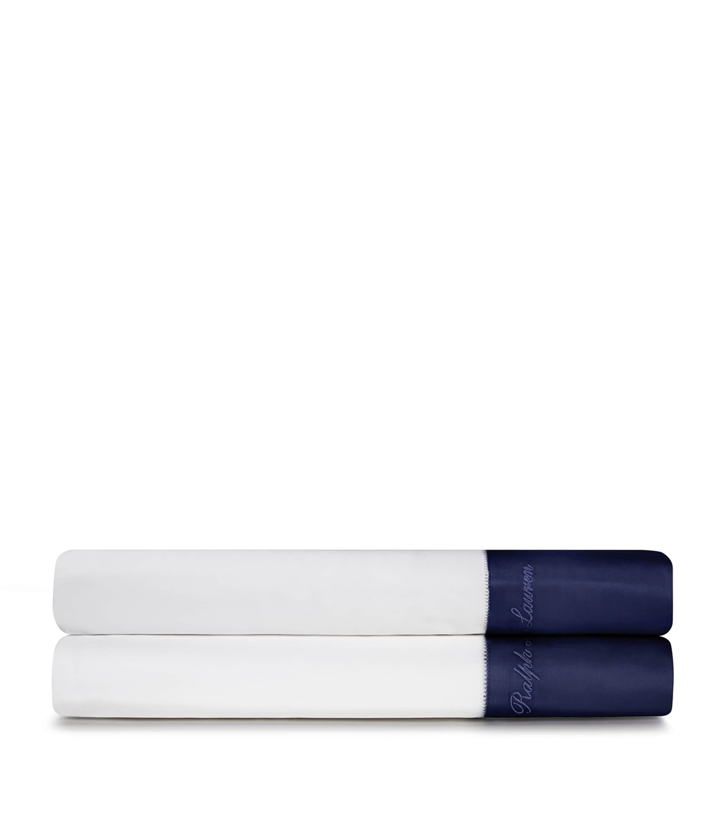Ralph Lauren Langdon Double Flat Sheet 240cm x 300cm, imported from the UK