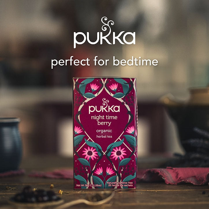 Pukka Organic Night Time Berry 20 Tea Bags GOODS Holland&Barrett   