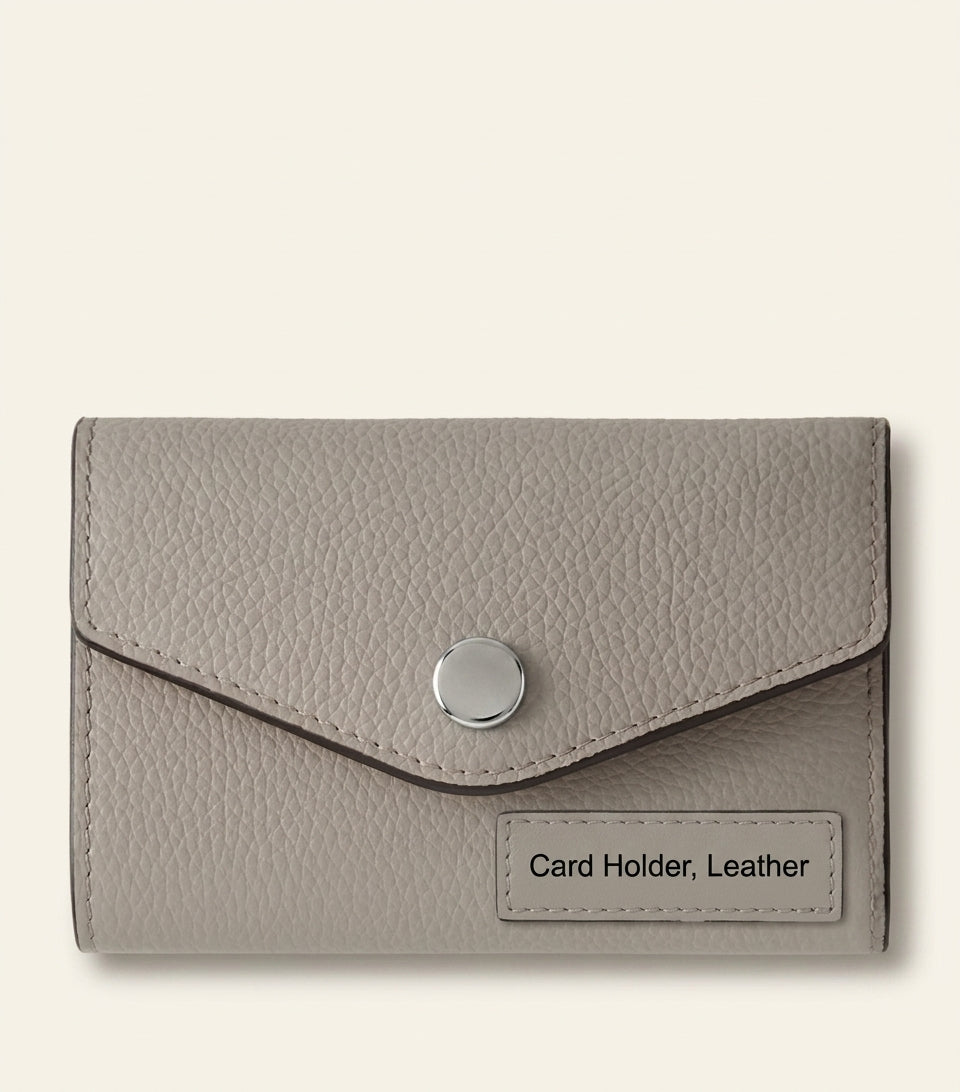 Mulberry leather folded multi-card wallet, imported from the UK