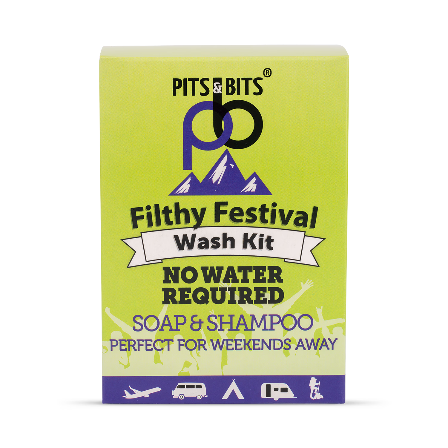 Pits & Bits Filthy Festival Wash Kit hygiene kit - British product