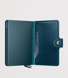 Secrid Basco Leather Miniwallet aluminium protector - British product