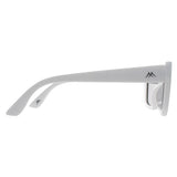 Montana shiny white polarised sunglasses for women (British brand)