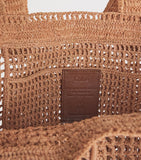 Chloé Raffia Summer Banana Tote Bag, imported from the UK
