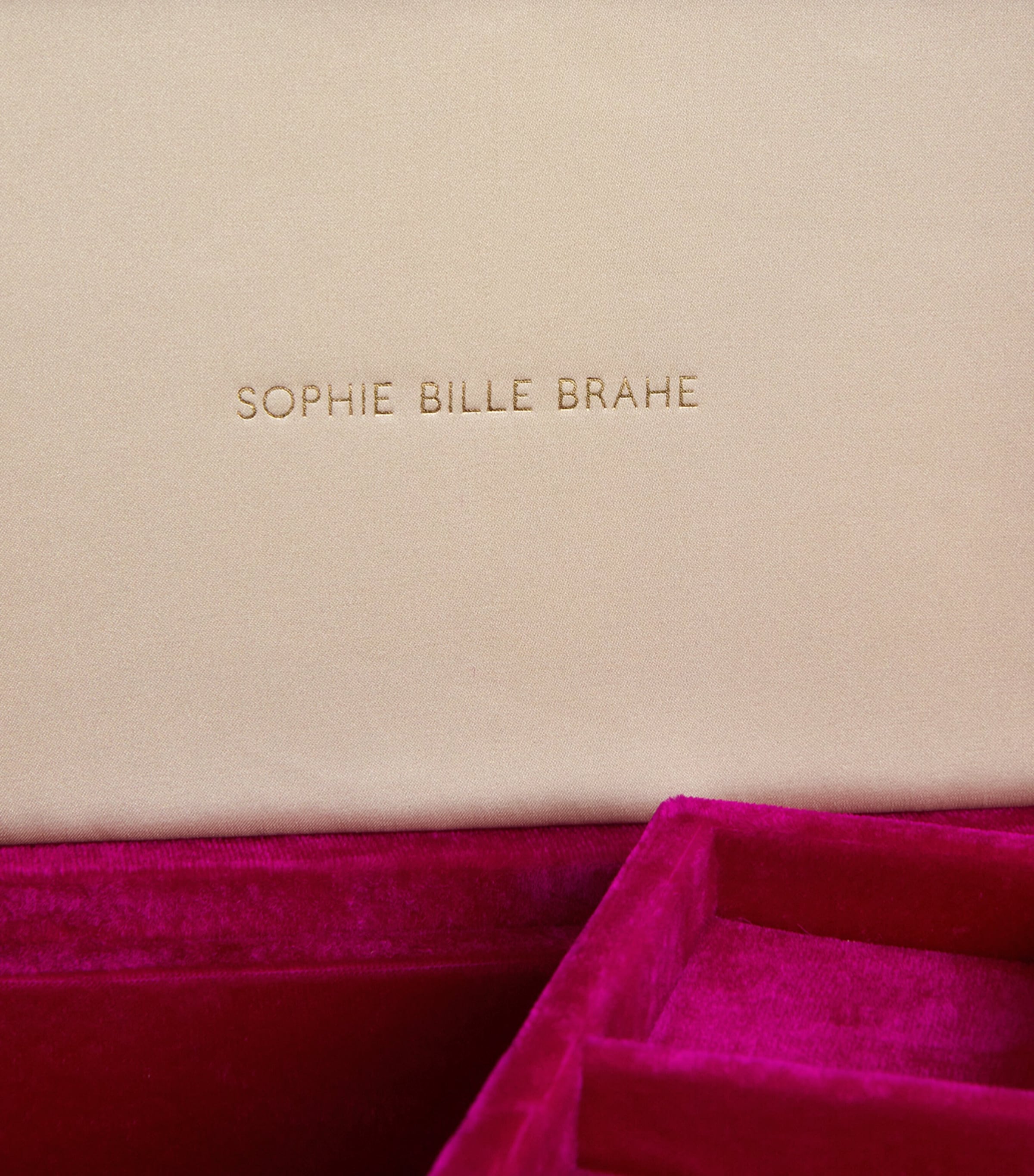 Sophie Bille Brahe Velvet Silk Tresor Grande jewellery box (British brand)