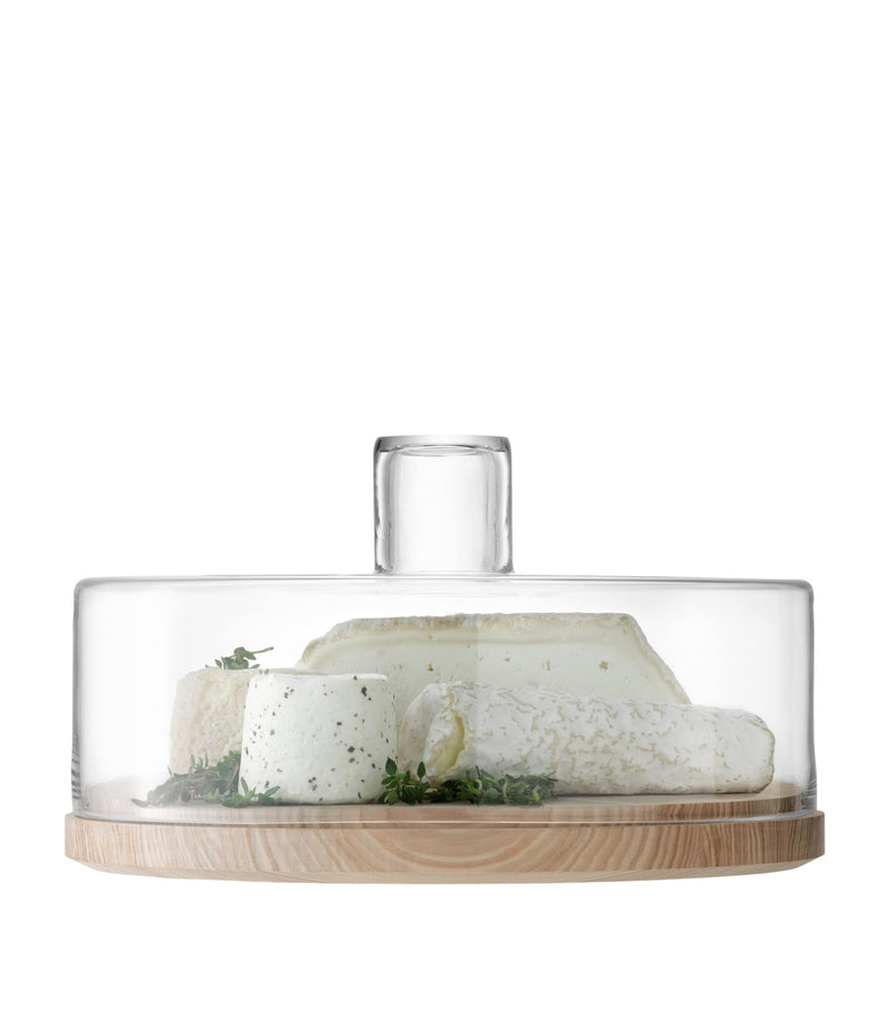 LSA International Lotta Cheese Dome with Base, UK version