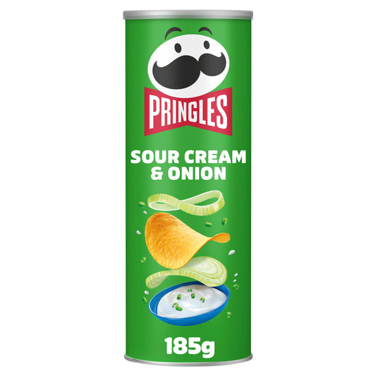 Pringles Sour Cream & Onion Sharing Crisps 185g GOODS Sainsburys   