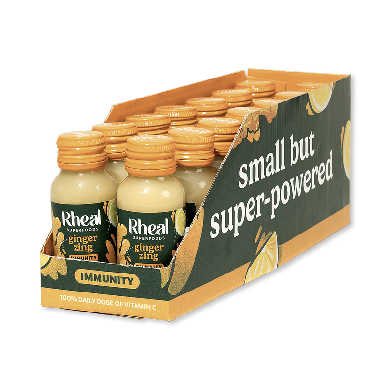 Rheal Ginger Zing wellness shot 60ml, imported from the UK