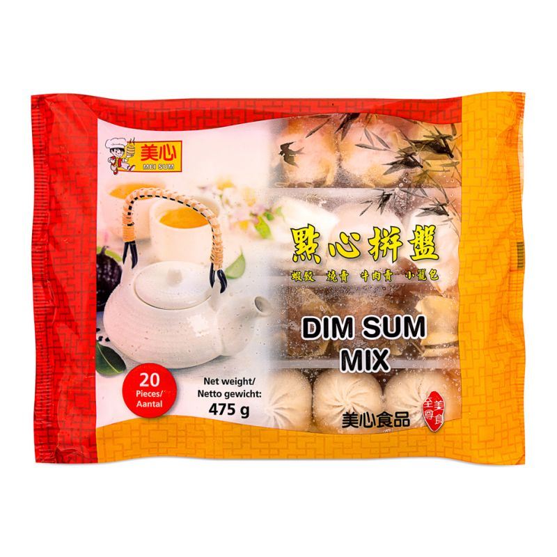 Mei Sum dim sum mix assortment of four varieties (British brand)