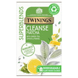 Twinings Superblends Cleanse Matcha Plant-Based Tea Bags 40g x20 GOODS Sainsburys   