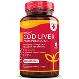 Nutravita Cod Liver Oil 1000mg - Fish Oil - 365 Softgels GOODS Superdrug   