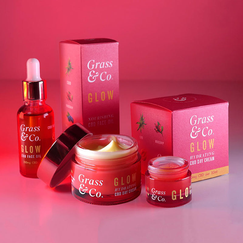 Grass & Co. GLOW Hydrating CBD Day Cream 50ml, UK version