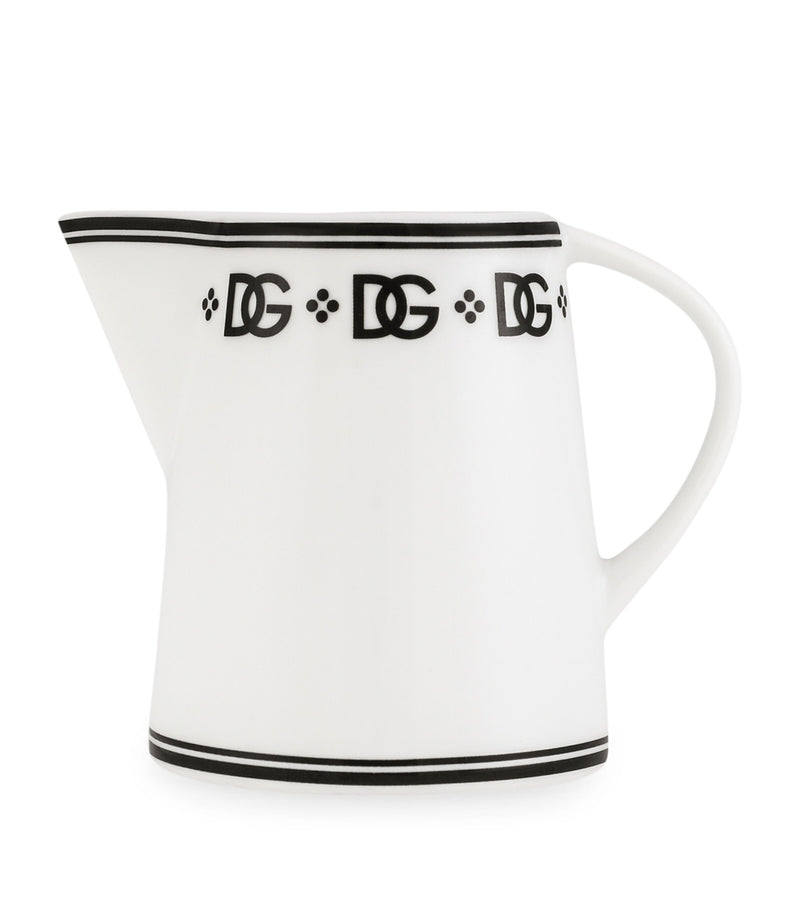 Dolce&Gabbana Casa porcelain milk jug with DG logo - British product