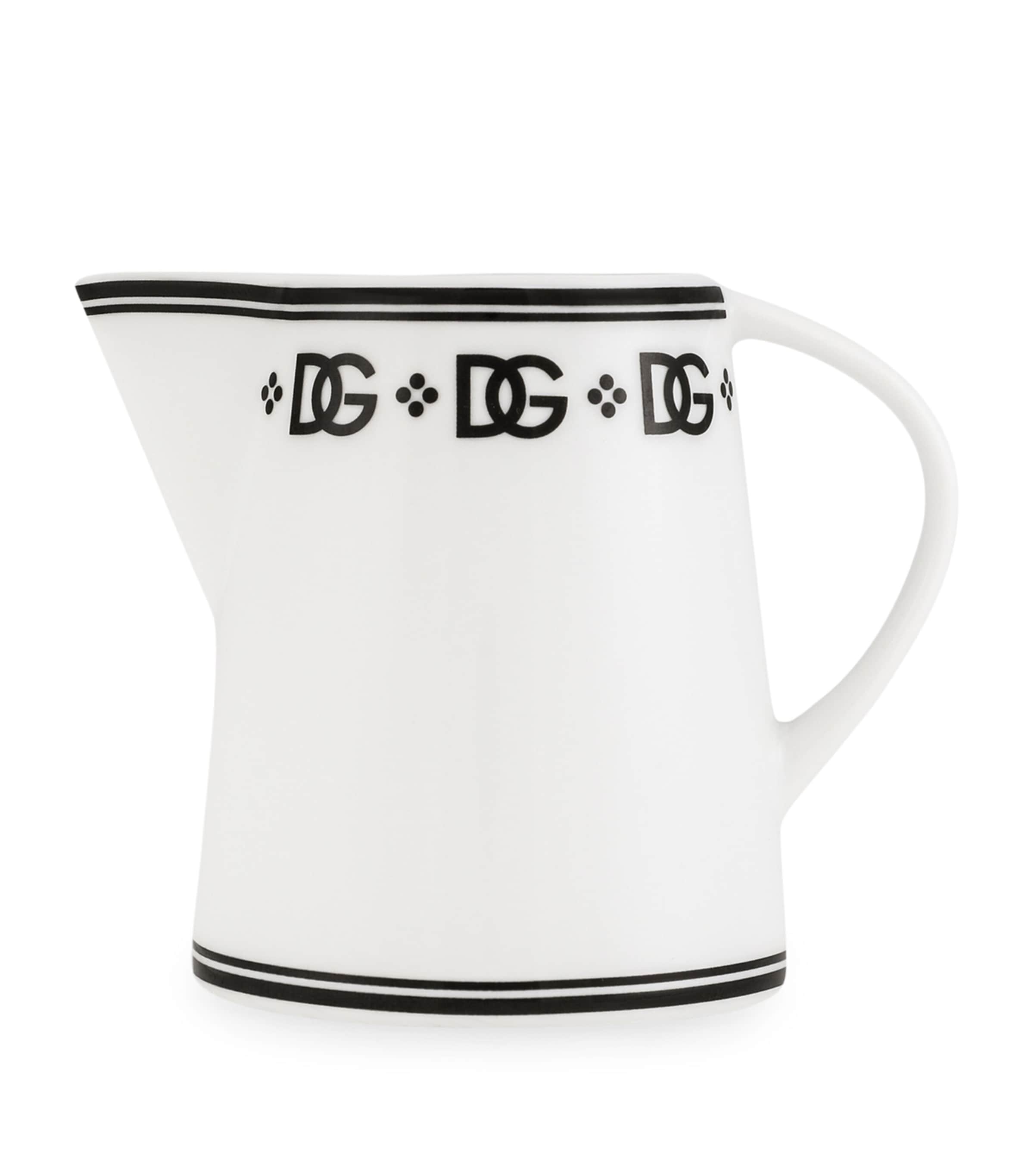 Dolce&Gabbana Casa porcelain milk jug with DG logo - British product