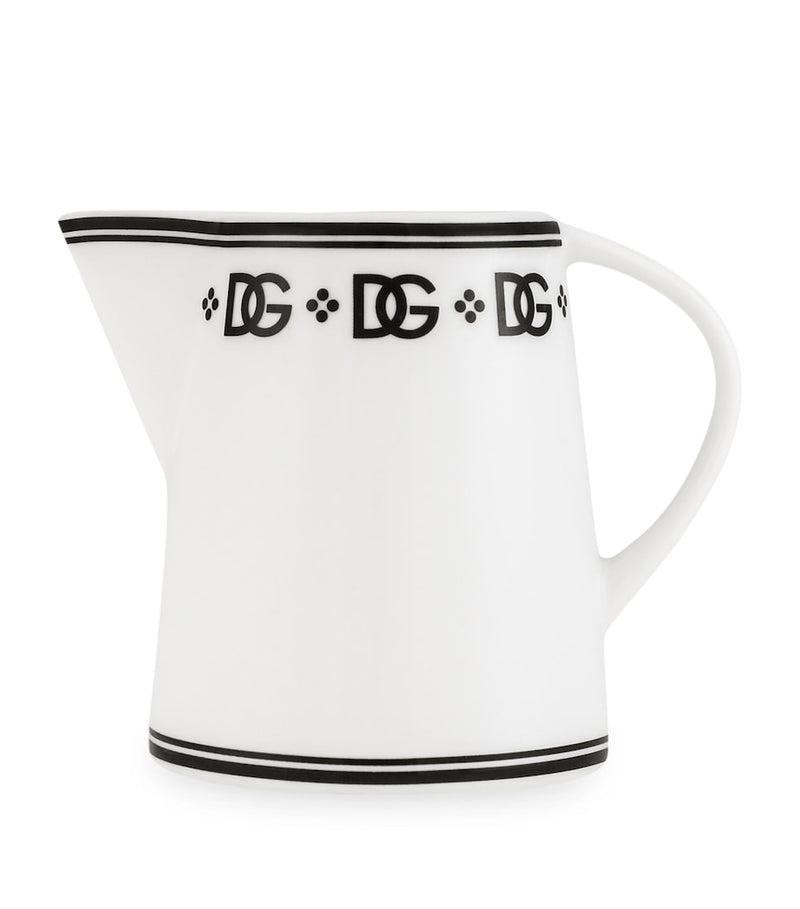 Dolce&Gabbana Casa porcelain milk jug with DG logo - British product