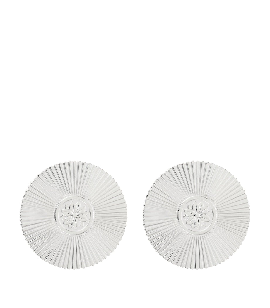 Christofle versilberte Palmetten Untersetzer Set (britische Marke)