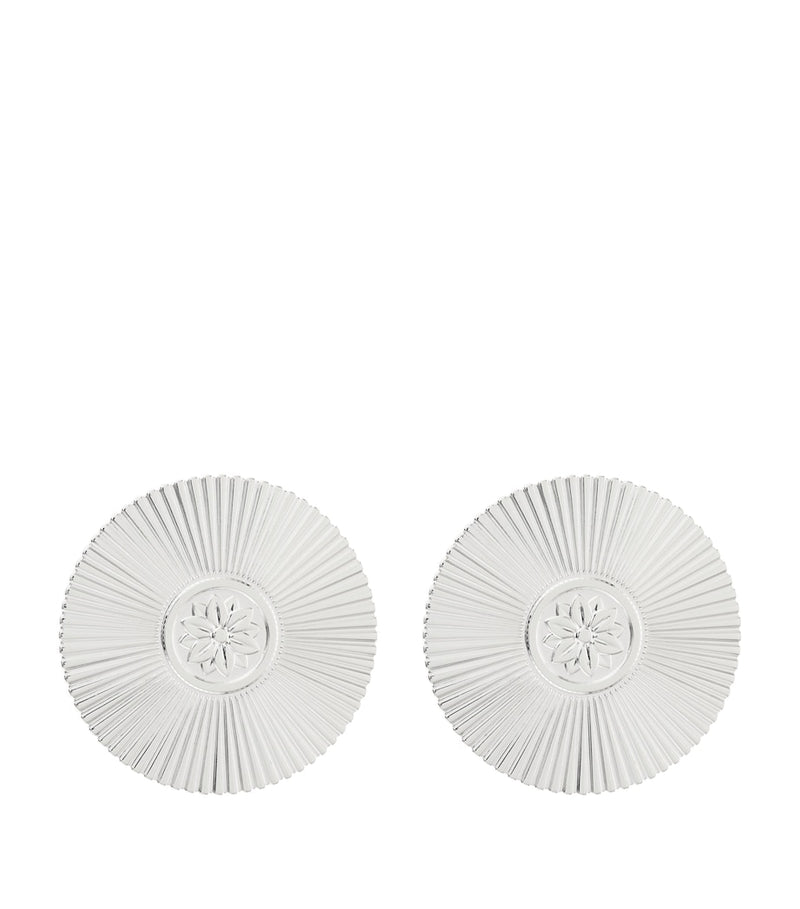 Christofle versilberte Palmetten Untersetzer Set (britische Marke)