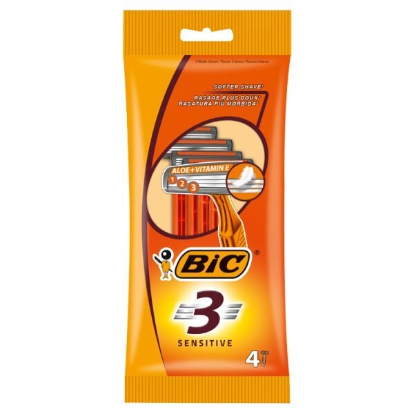 BIC 3 Sensitive Shaver x 4 GOODS Superdrug   