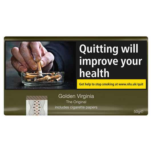 Golden Virginia The Original Tobacco Includes Cigarette Papers GOODS ASDA   