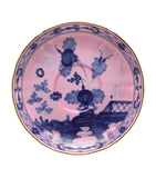 GINORI hand-decorated azalea espresso cup saucer with gold trim 13.5cm, UK version