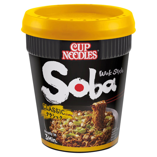 Nissin Soba Classic Wok Style Instant Cup Noodles Pot 90g Instant snack & meals Sainsburys   