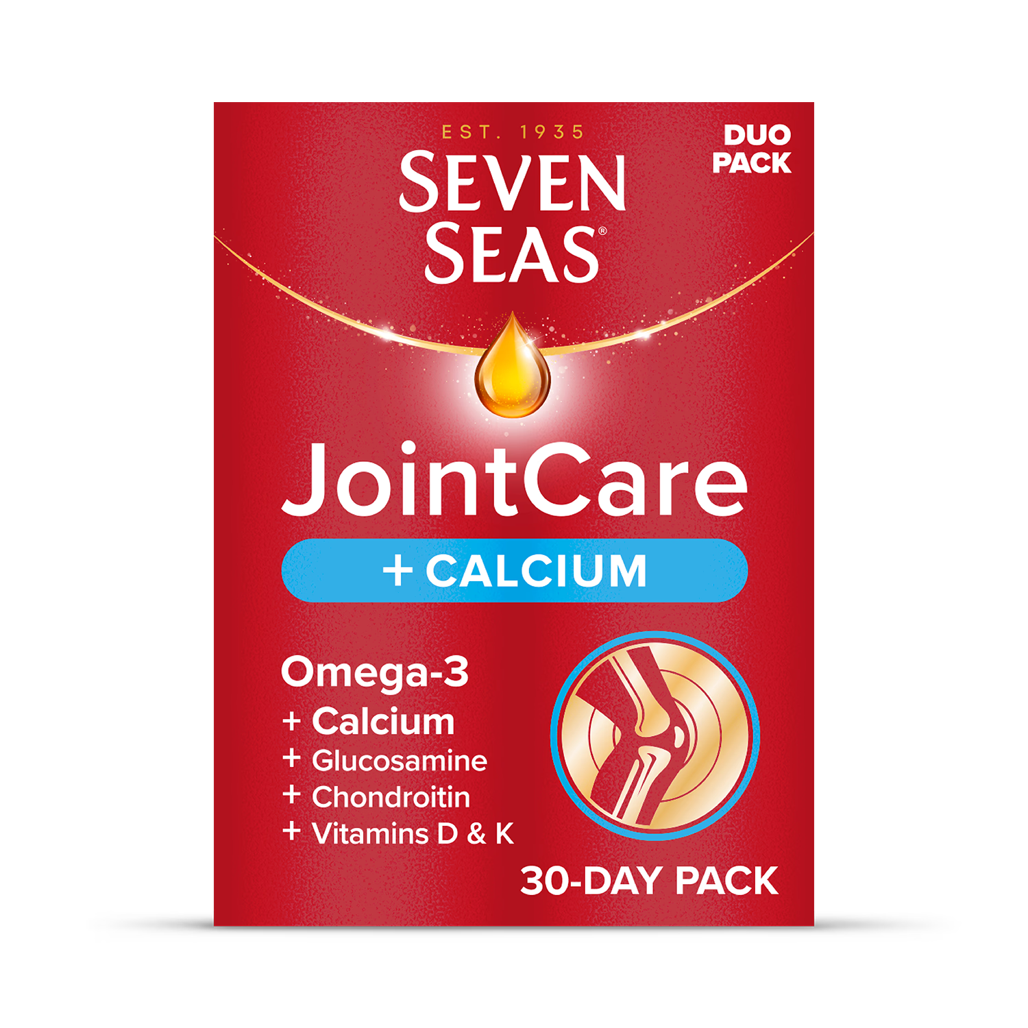 Seven Seas joint care supplement calcium tablets and capsules 1 month supply - British product