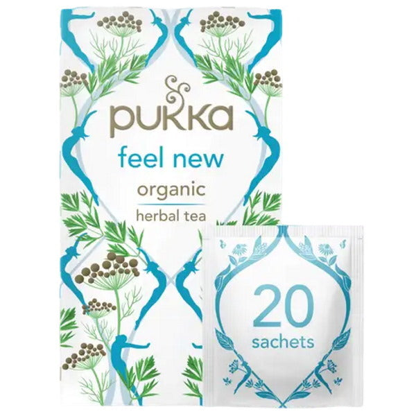 Pukka Herbs Feel New Organic Herbal Tea - 20 Teabags