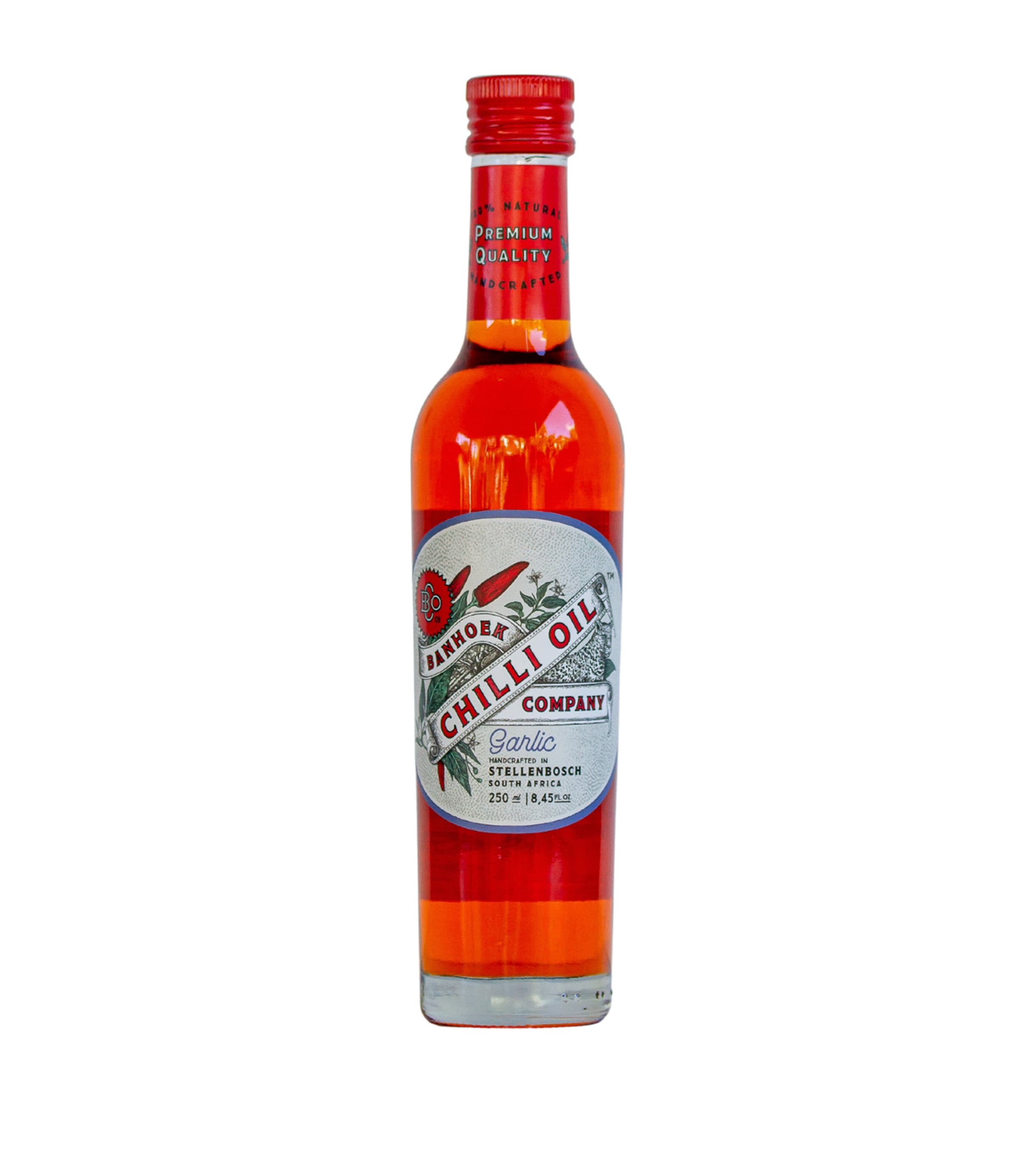 Banhoek garlic chilli oil 250ml - British product