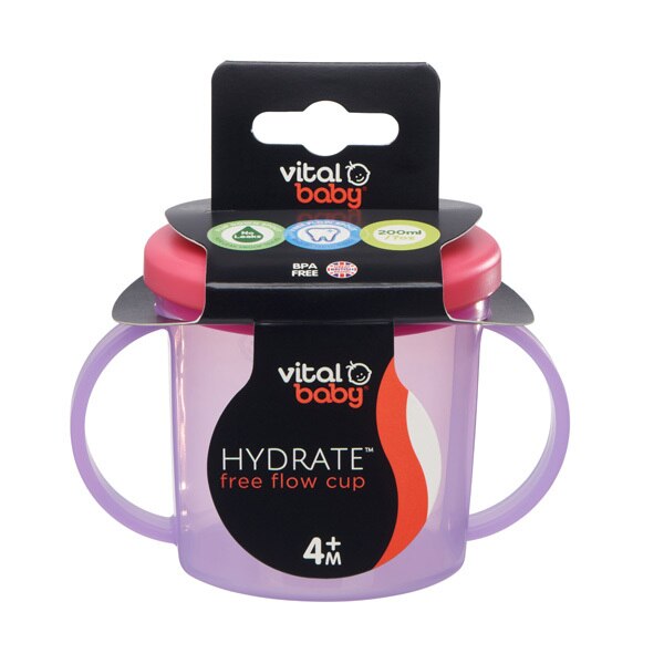 Vital Baby Hydrate Free Flow Cup (200ml) GOODS Superdrug   