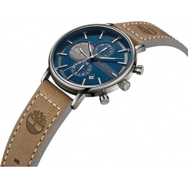 Timberland blue mens sterling watch leather strap, UK version