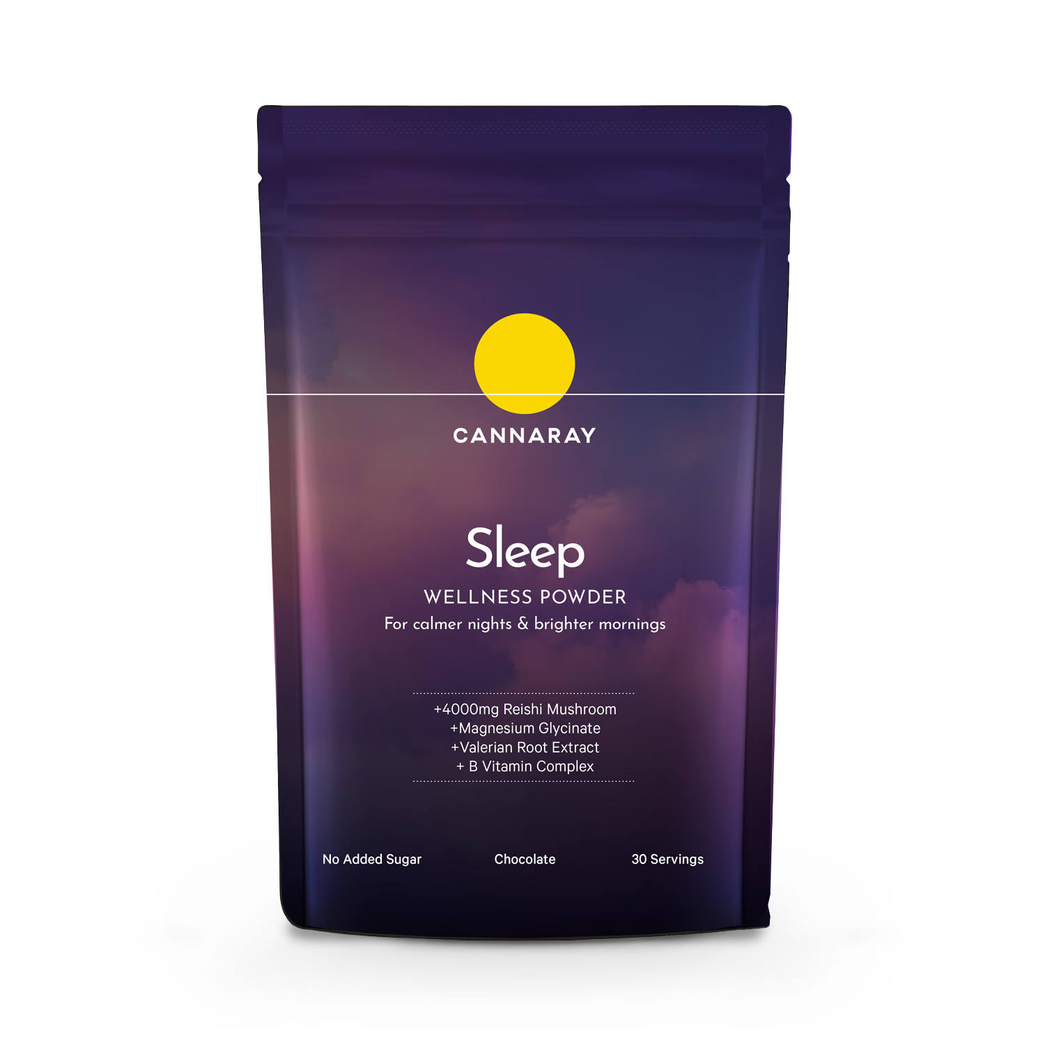 Cannaray sleep powder supplement chocolate 150g, UK version