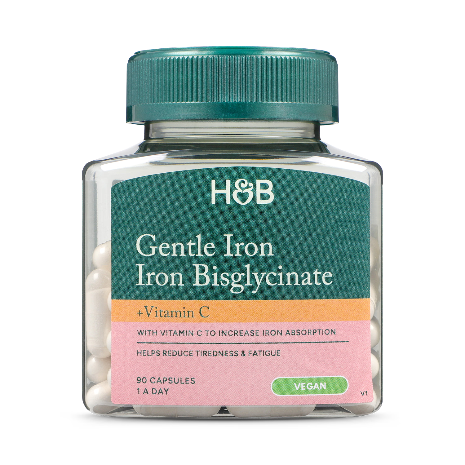 Holland & Barrett Gentle Iron Capsules 90 Count, UK version