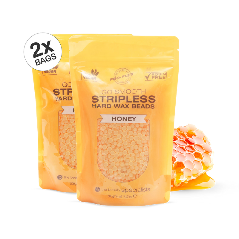 Rio hard wax beads honey 500g x2 pack - British product