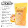 Rio hard wax beads honey 500g x2 pack - British product
