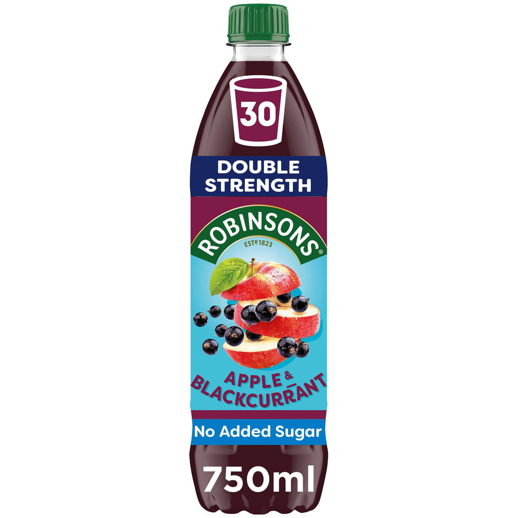 Robinsons Double Strength Apple & Blackcurrant Fruit Squash 750ml