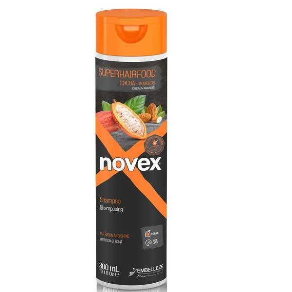 Novex Super Hair Food cocoa plus almond shampoo, UK version