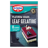 Dr. Oetker Platinum Grade Leaf Gelatine 13g Christmas baking Sainsburys   