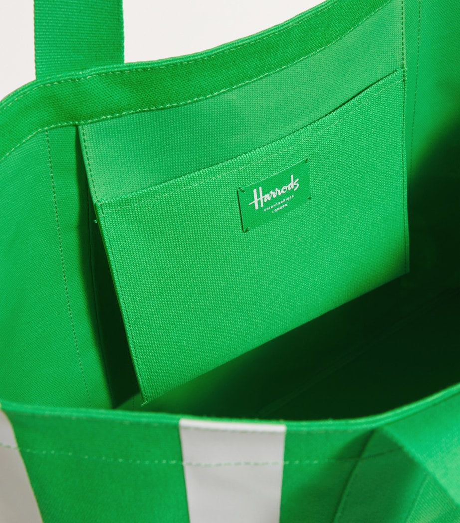 Harrods Large Cotton Tote Bag with logo, UK version