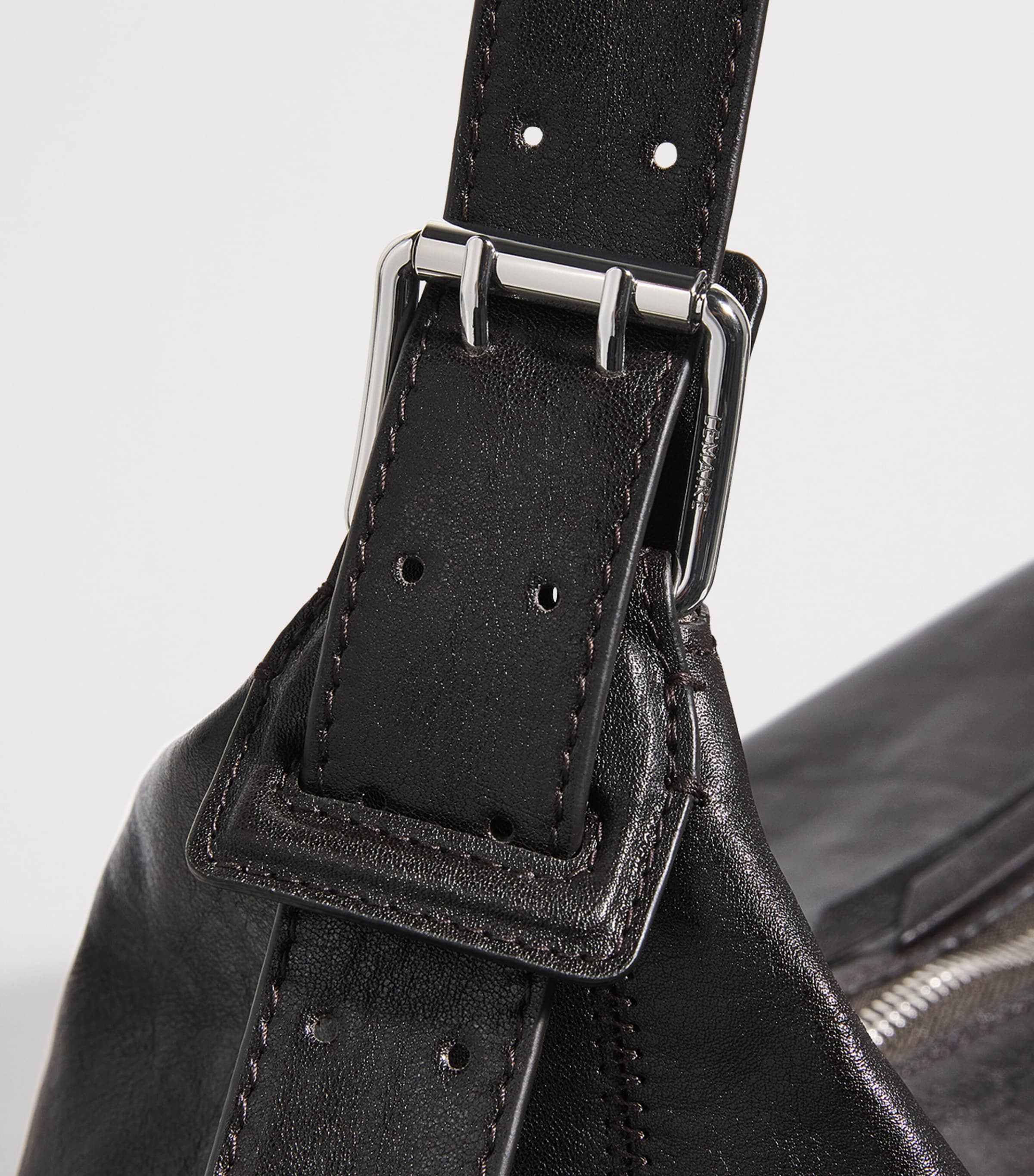 Lemaire calfskin belted tote bag with metal detailing - British product