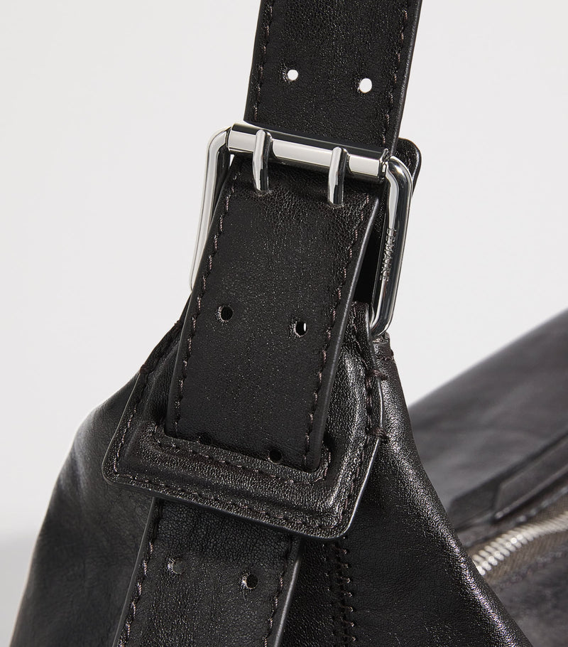 Lemaire calfskin belted tote bag with metal detailing - British product