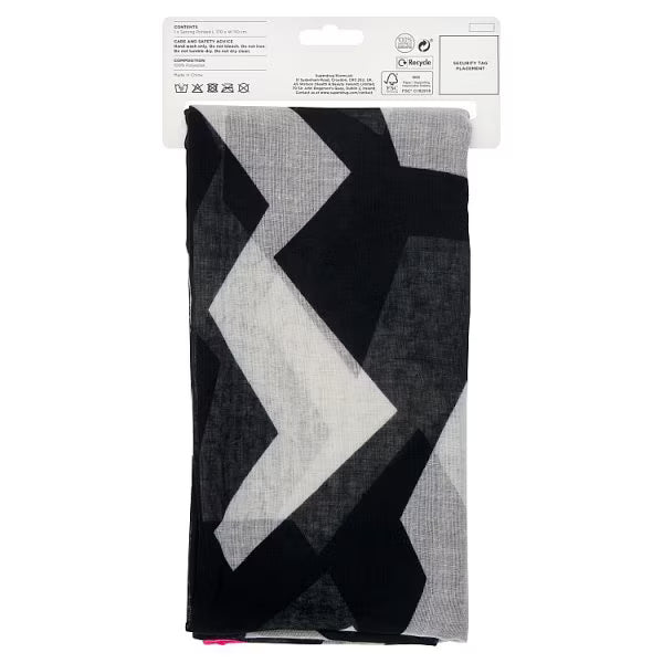 Superdrug Printed Sarong 170 x 110 cm (British brand)