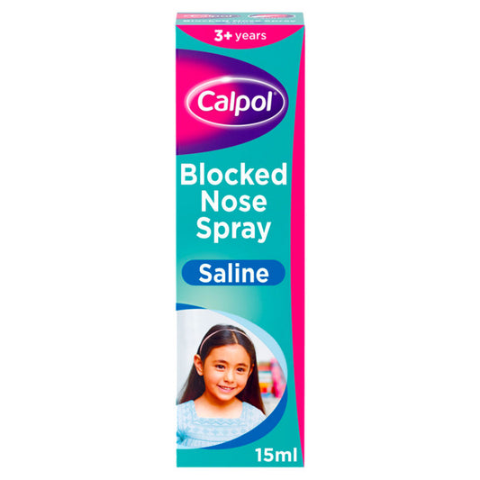 Calpol Saline Blocked Nose Spray 3+ years GOODS ASDA   