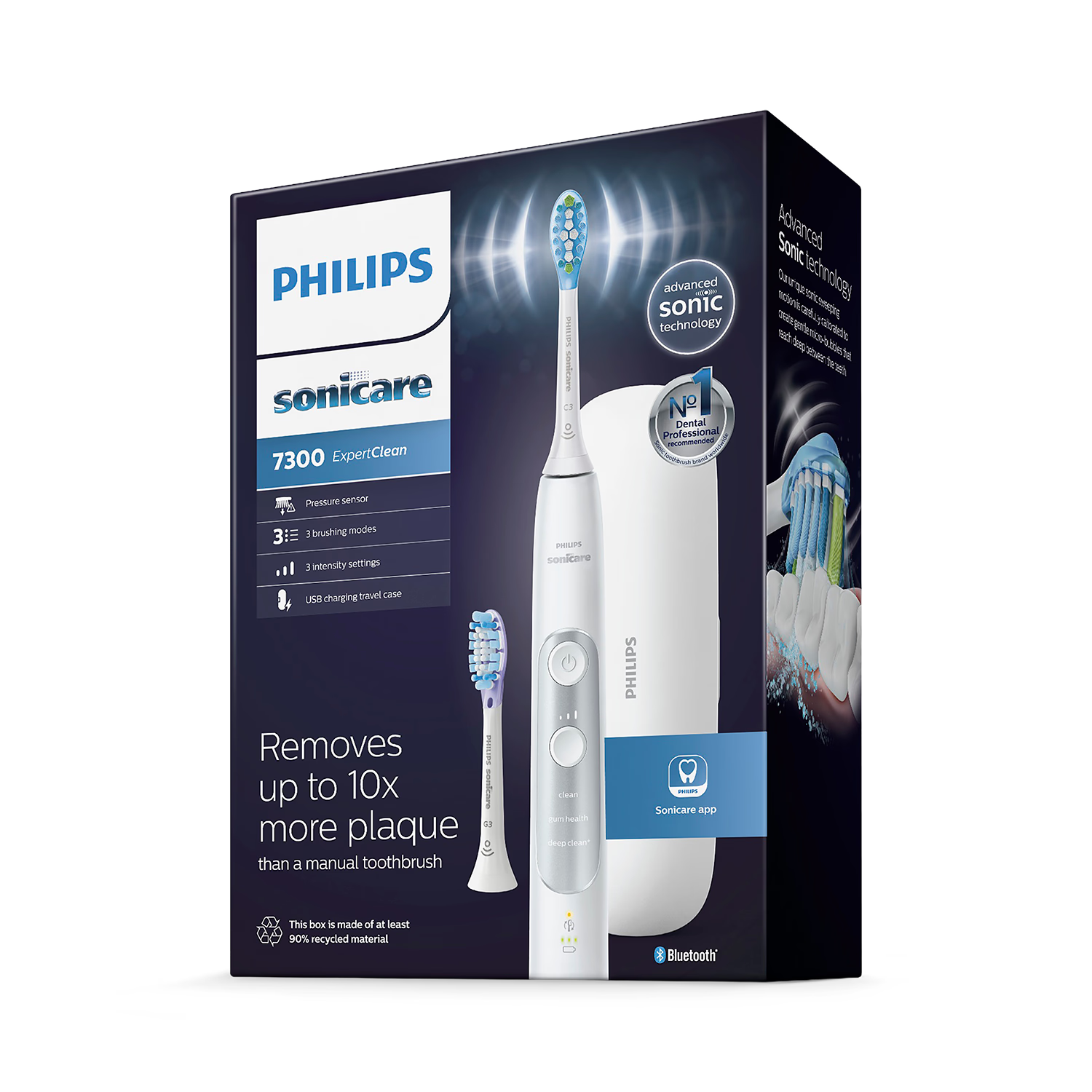 Philips Sonicare ExpertClean 7300 white toothbrush - British product