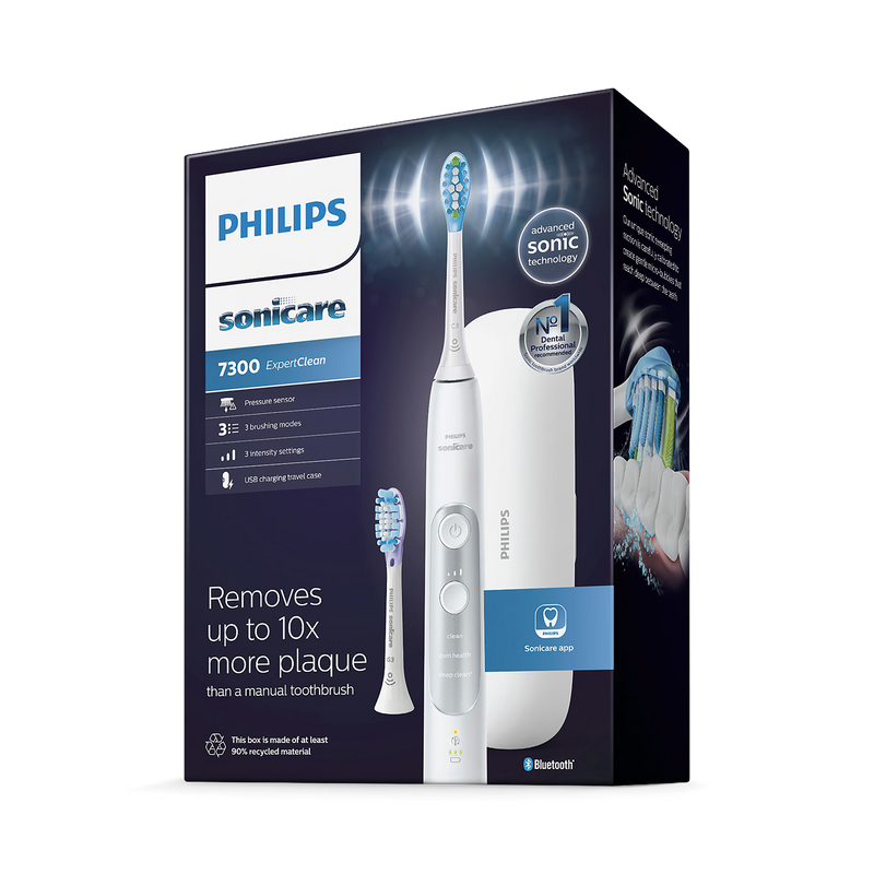 Philips Sonicare ExpertClean 7300 white toothbrush - British product
