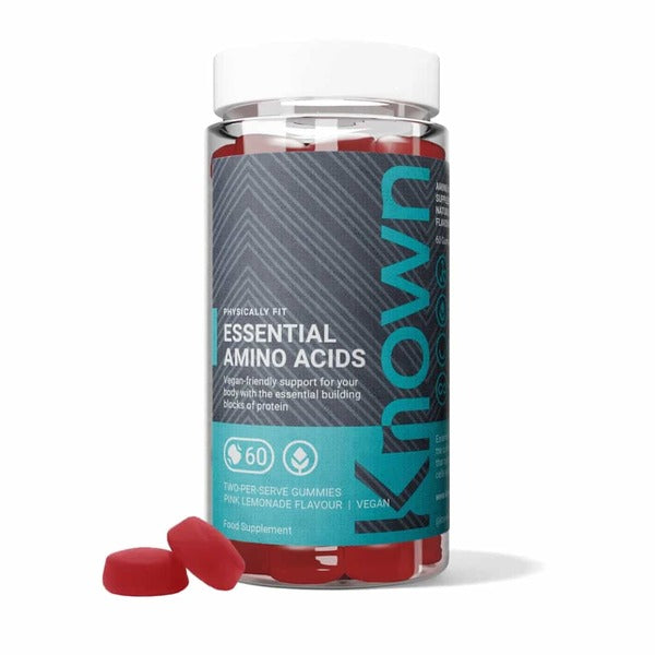 Known Nutrition essential amino acid gummies Pink Lemonade, UK version